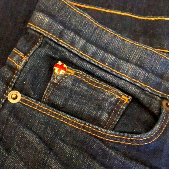 Hudson Tilda mid rise Cigarette Jean dark wash whiskering fading Size 31 - Picture 7 of 14